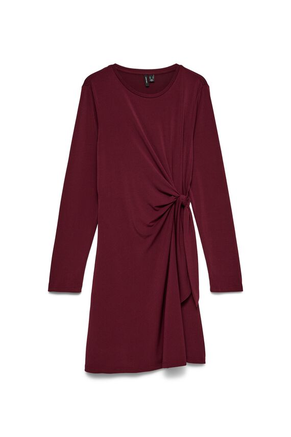 Vestido con lazo lateral