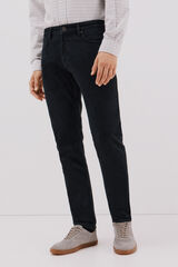 Cortefiel Slim fit jeans Black