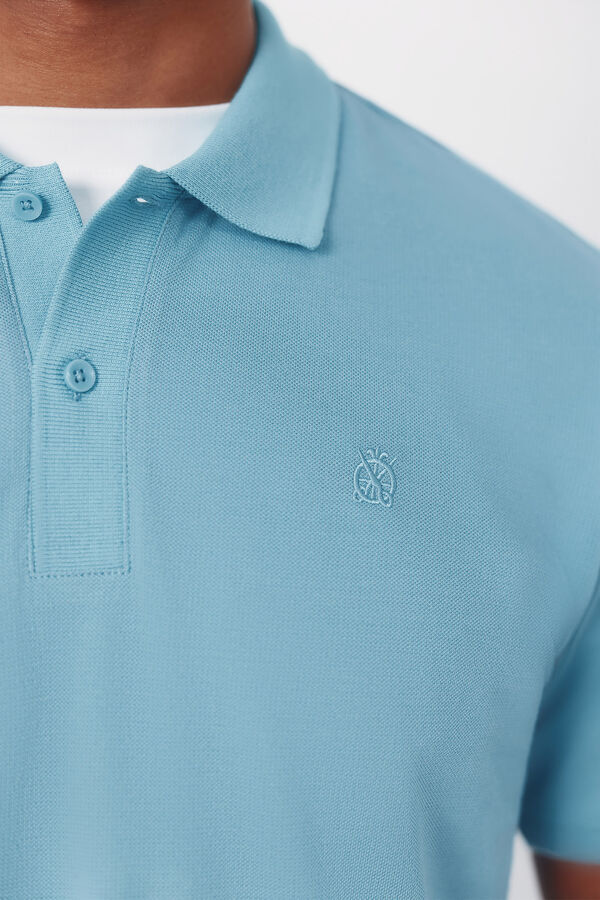 Cortefiel Bermuda shorts with elastic and regular laces Blue