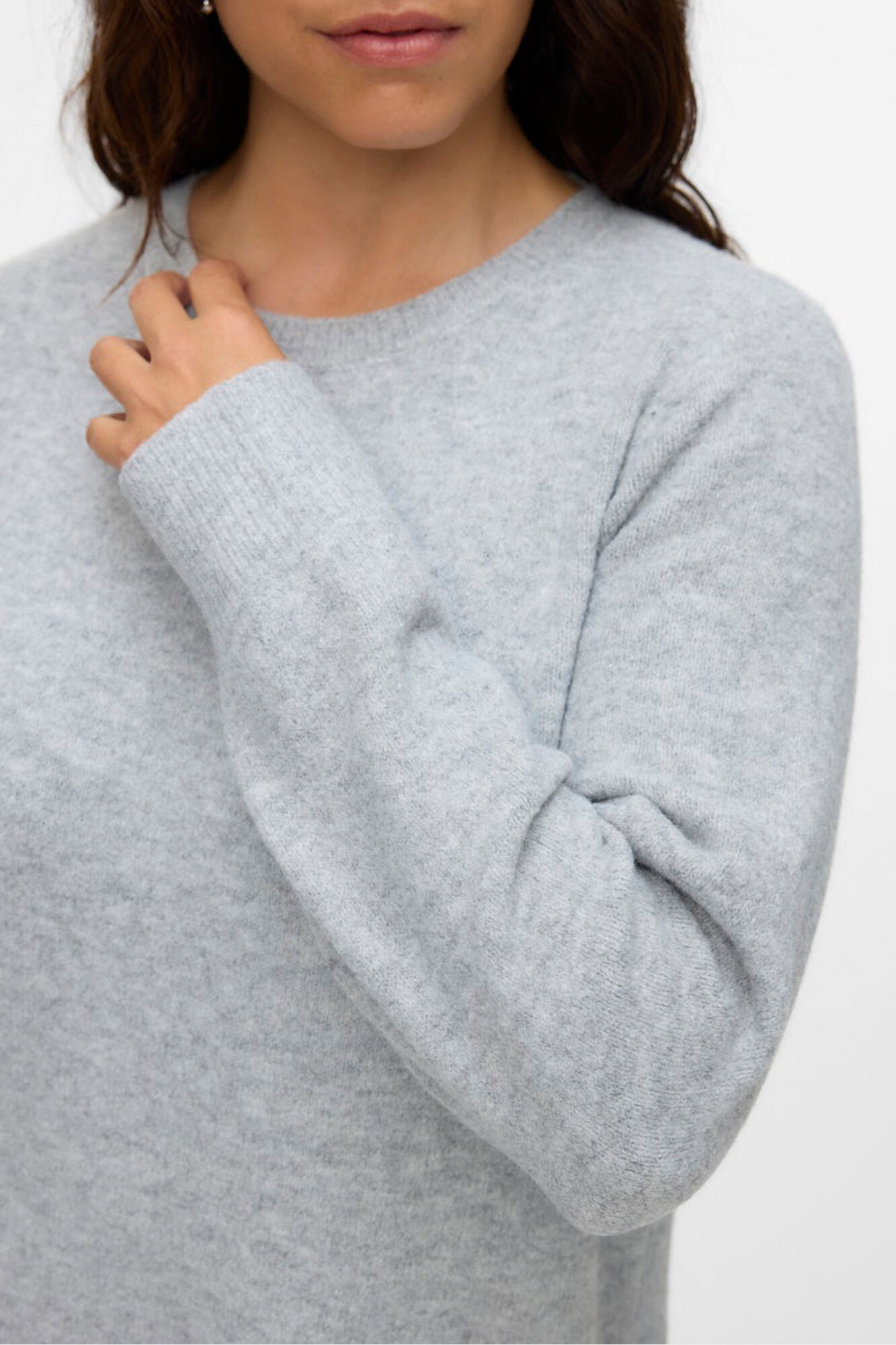 Vero Moda Curve Vestido de punto manga larga talla grande