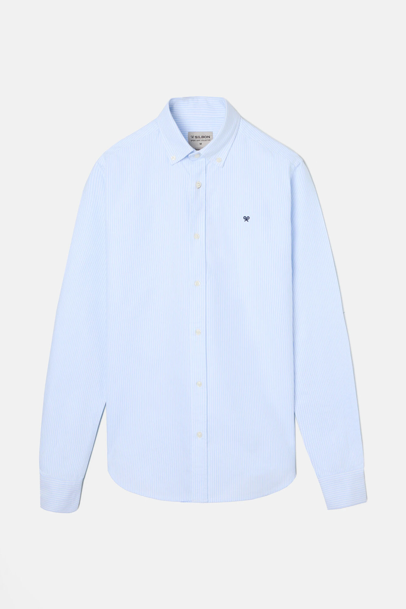 Silbon Camisa sport oxford regular fit riscas