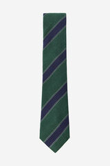 Cortefiel Natural silk tie Navy