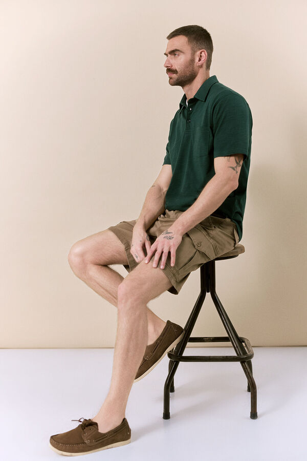 OOTO Bermuda cargo regular Castanho