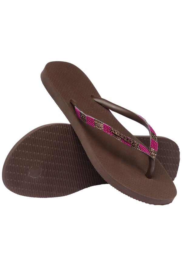 Havaianas Havaianas Slim Glow sandals Dark brown