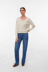 Vero Moda Camisola de malha reversível Tostado