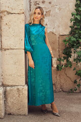 Polín Et Moi Vestido largo Lucilda Azul