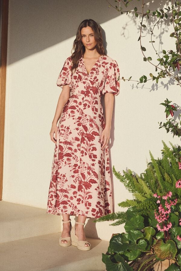 Pol&iacute;n Et Moi Vestido estampado Amal Subiu