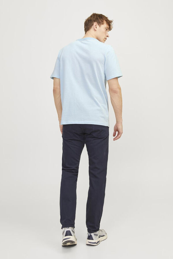 Cortefiel Camiseta regular fit Azul vaquero