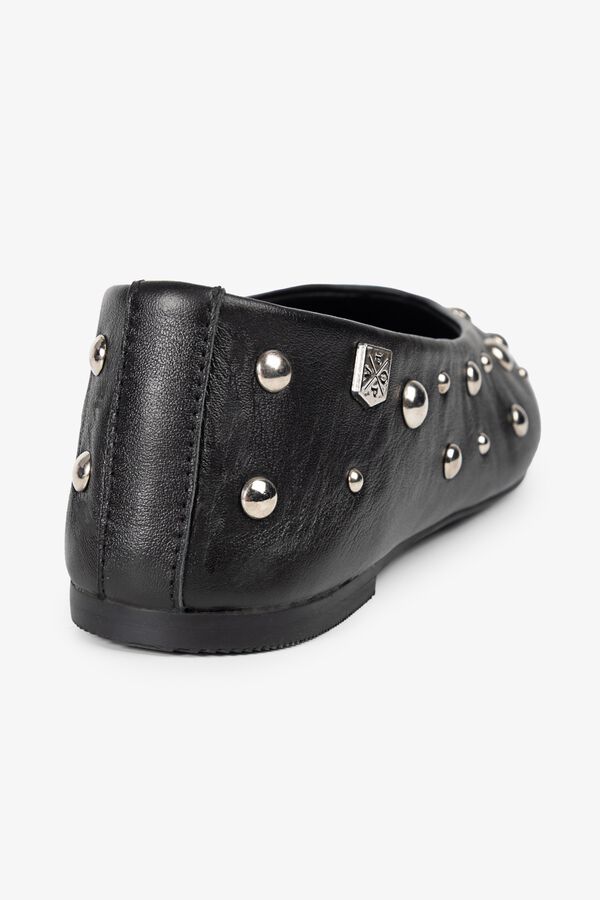 Popa Studded ballet flats ETOILE Black
