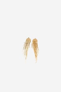 Cortefiel Fringe chain earrings