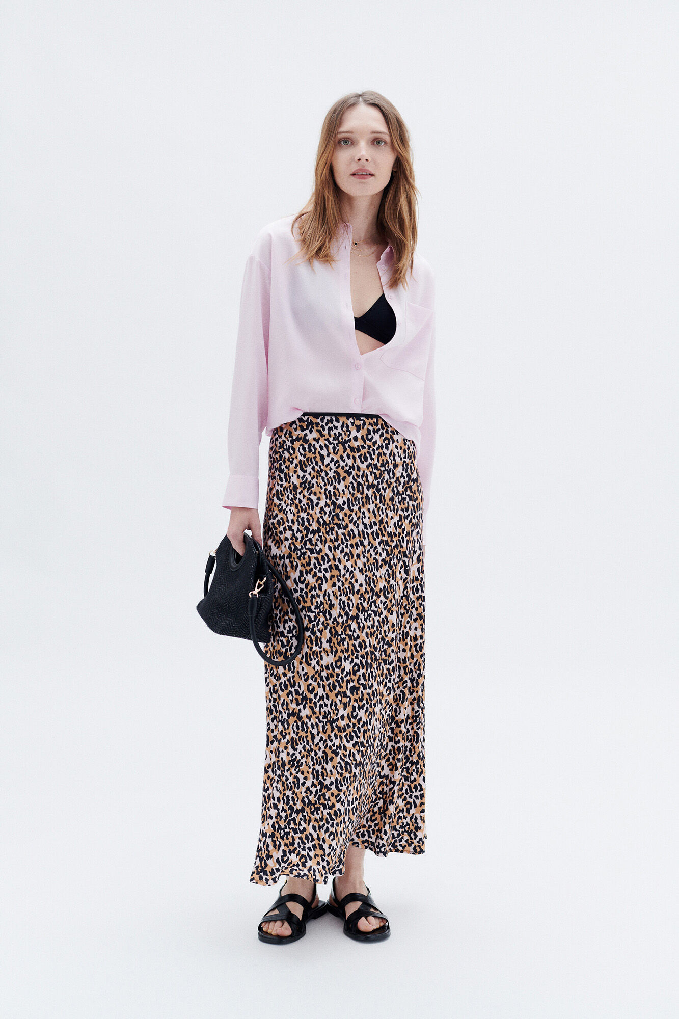 Saia leopardo zara sales
