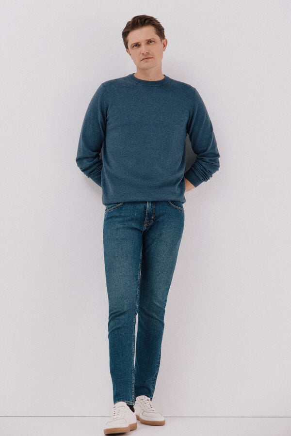 Cortefiel Slim fit jeans Blue