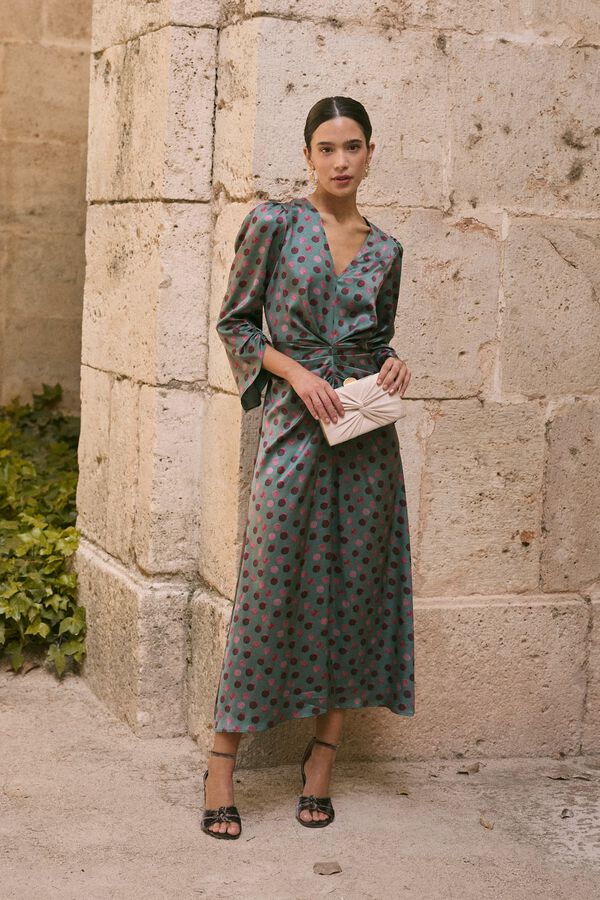 Pol&iacute;n Et Moi Trivias guest dress Green