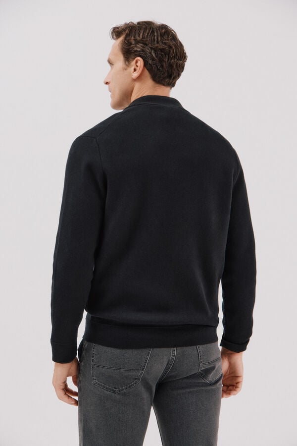 Cortefiel Christmas jersey-knit  Black