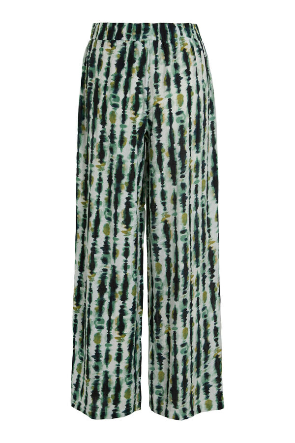 Vila Calça comprida estampado Branco