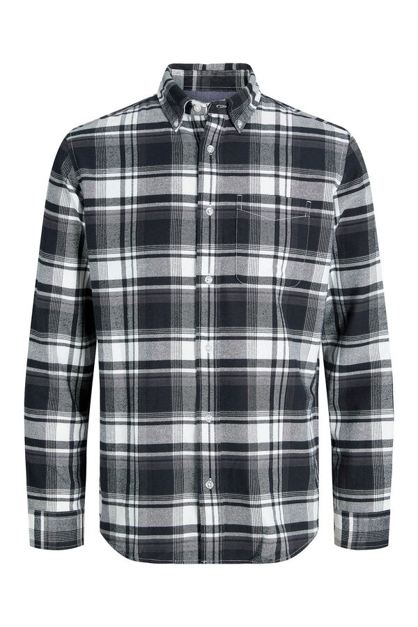 Jack & Jones Flannel shirt Black