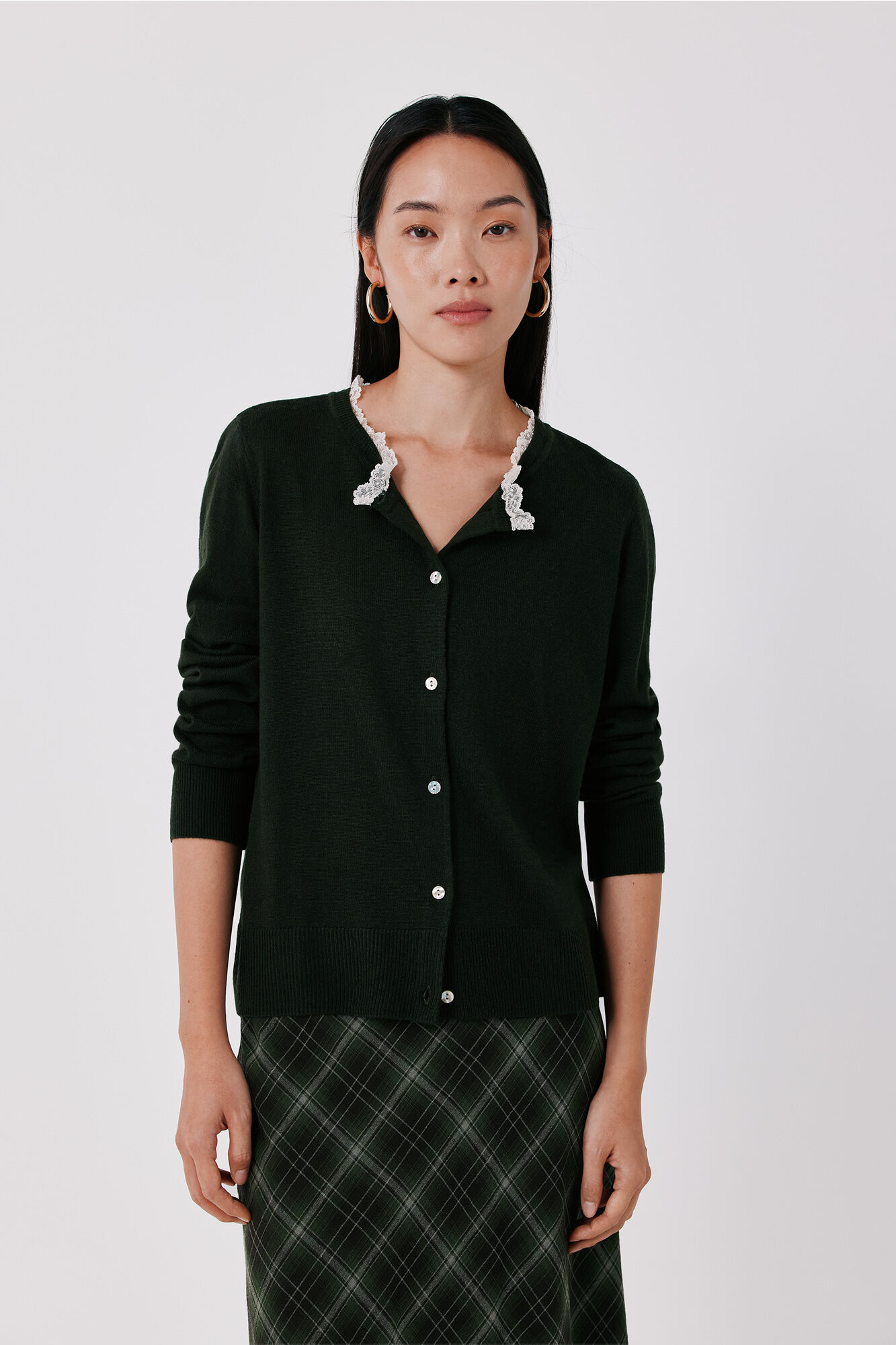 Cortefiel Jacket with neck appliqu&eacute;