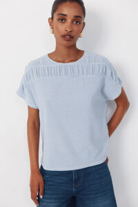Cortefiel Ruched yoke t-shirt
