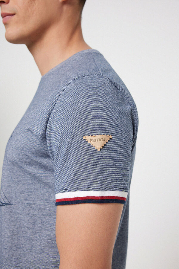 Privata Camiseta manga corta marinera Azul