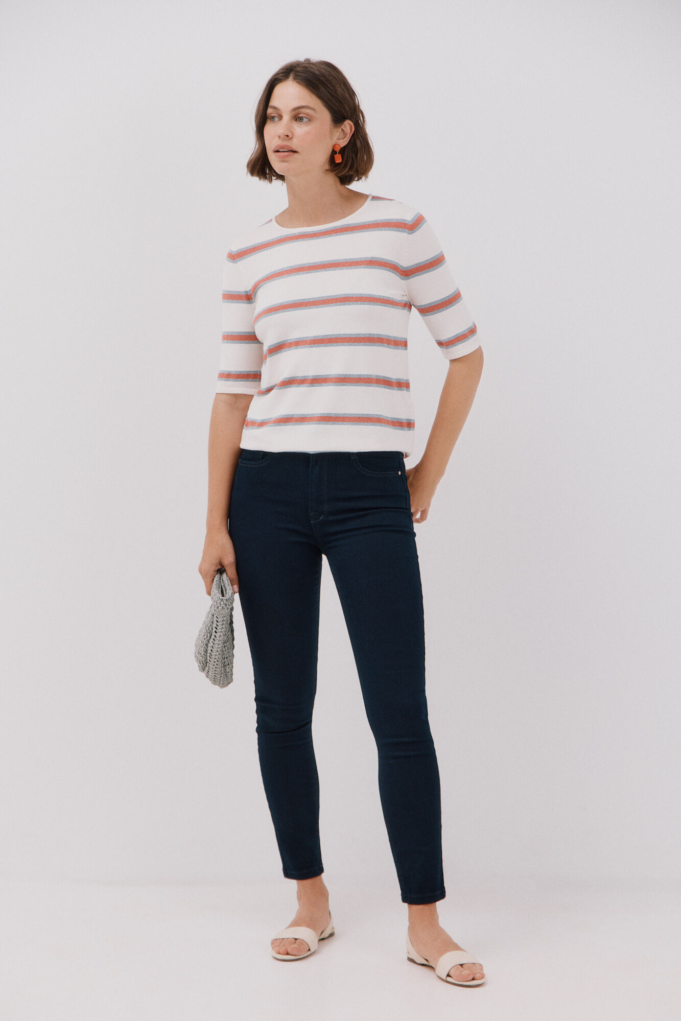 Cortefiel Multicoloured striped jumper