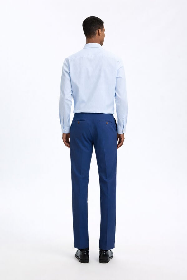 Selected Cal&ccedil;as de fato Slim Fit Azul