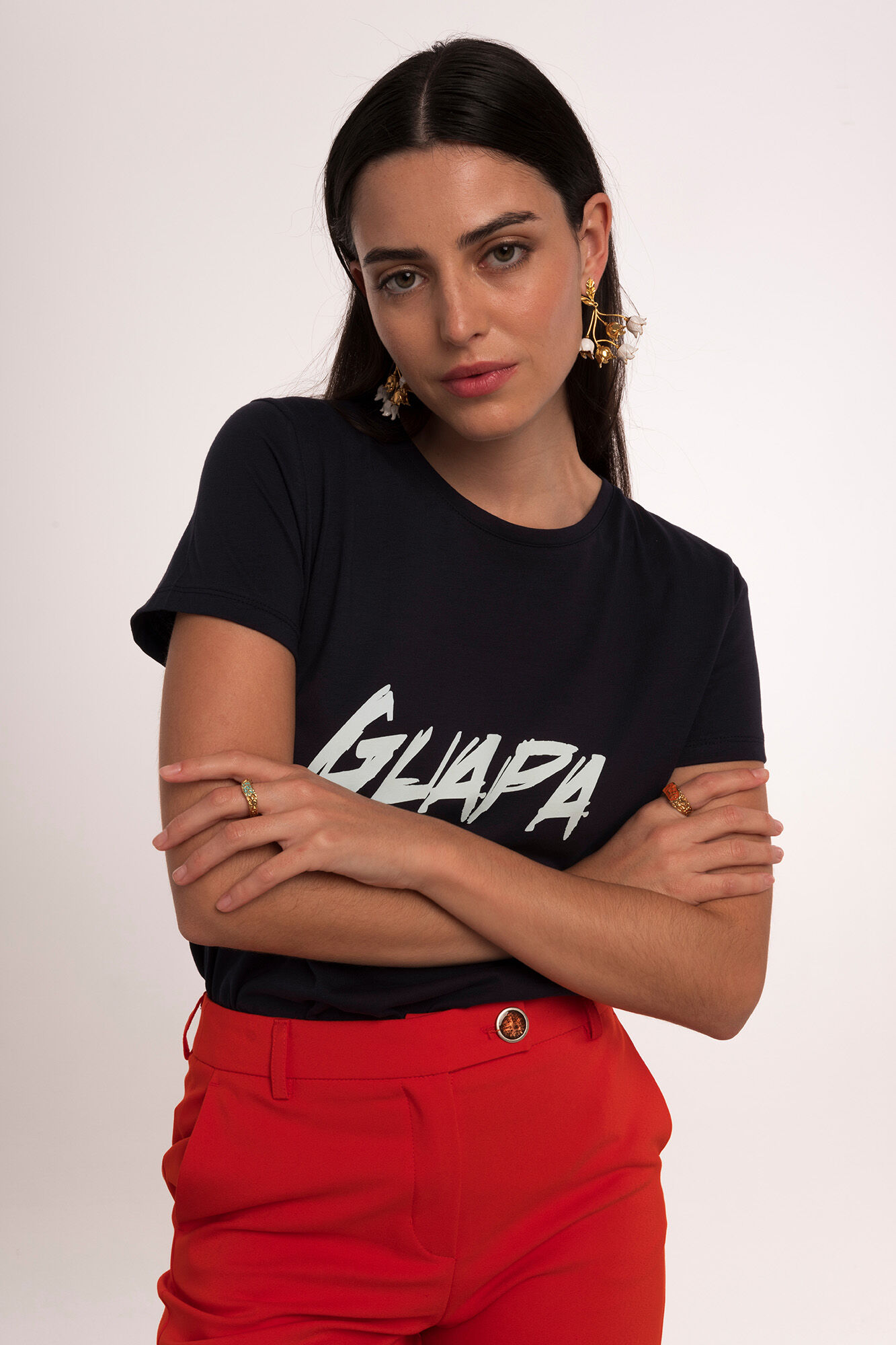 Camiseta manga corta guapa T shirts et hauts pour femme Cortefiel