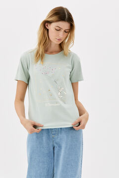 Cortefiel The Little Prince T-shirt Green