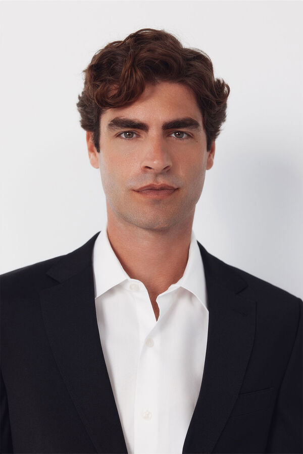 Cortefiel Blazer black structureXXI Serie Black