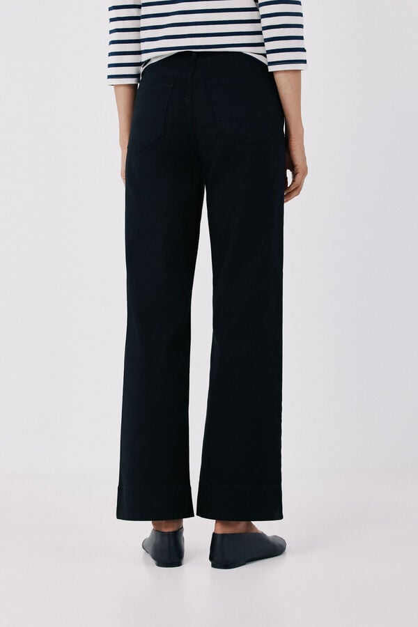 Cortefiel Jeans Botones Negro