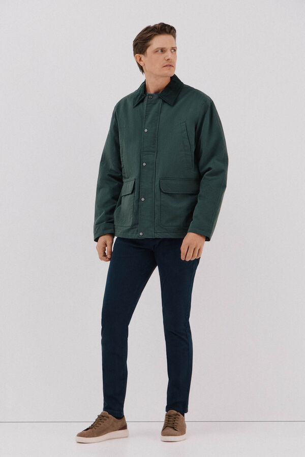 Cortefiel Slim fit chinos Navy