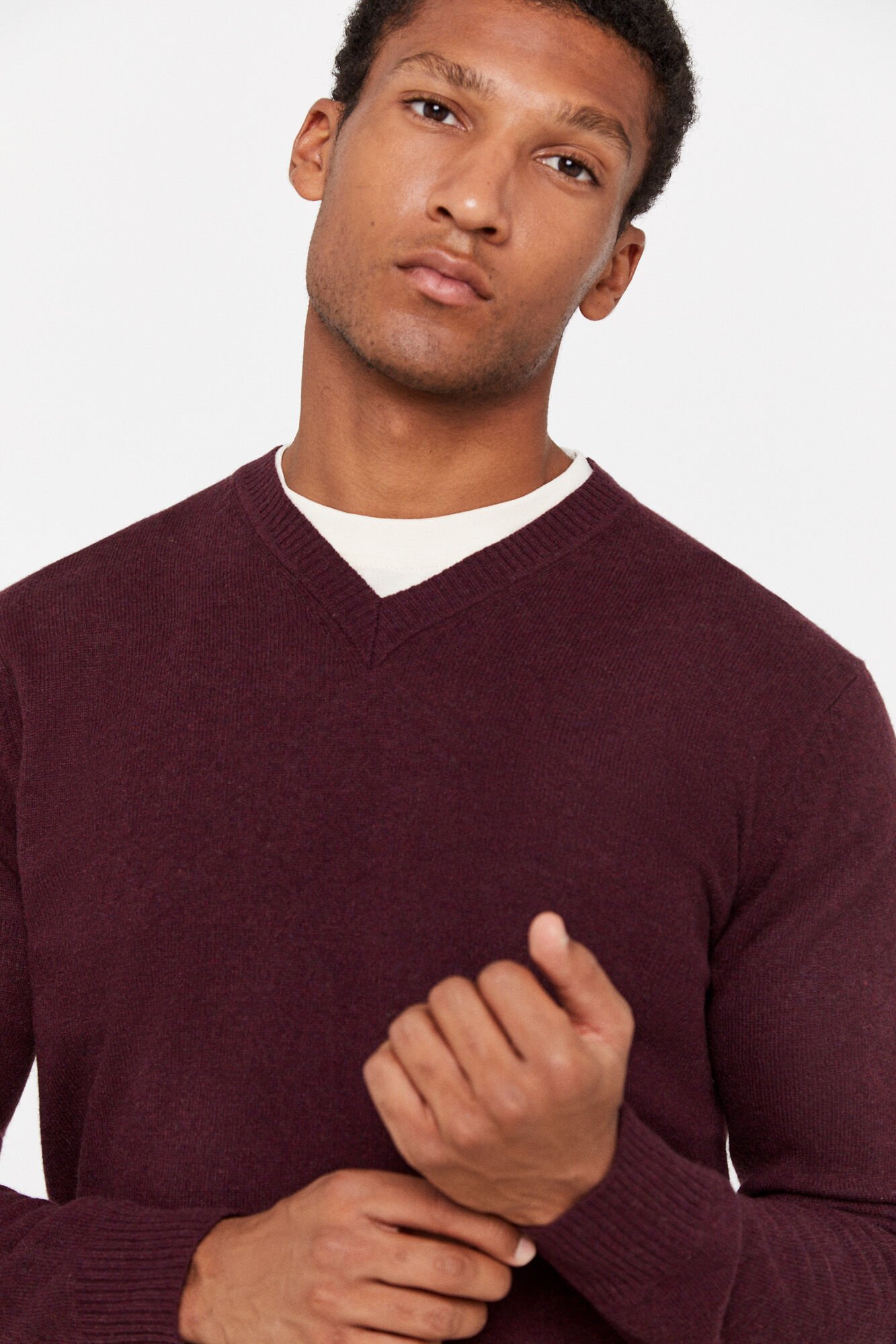 V neck jumpers mens sales