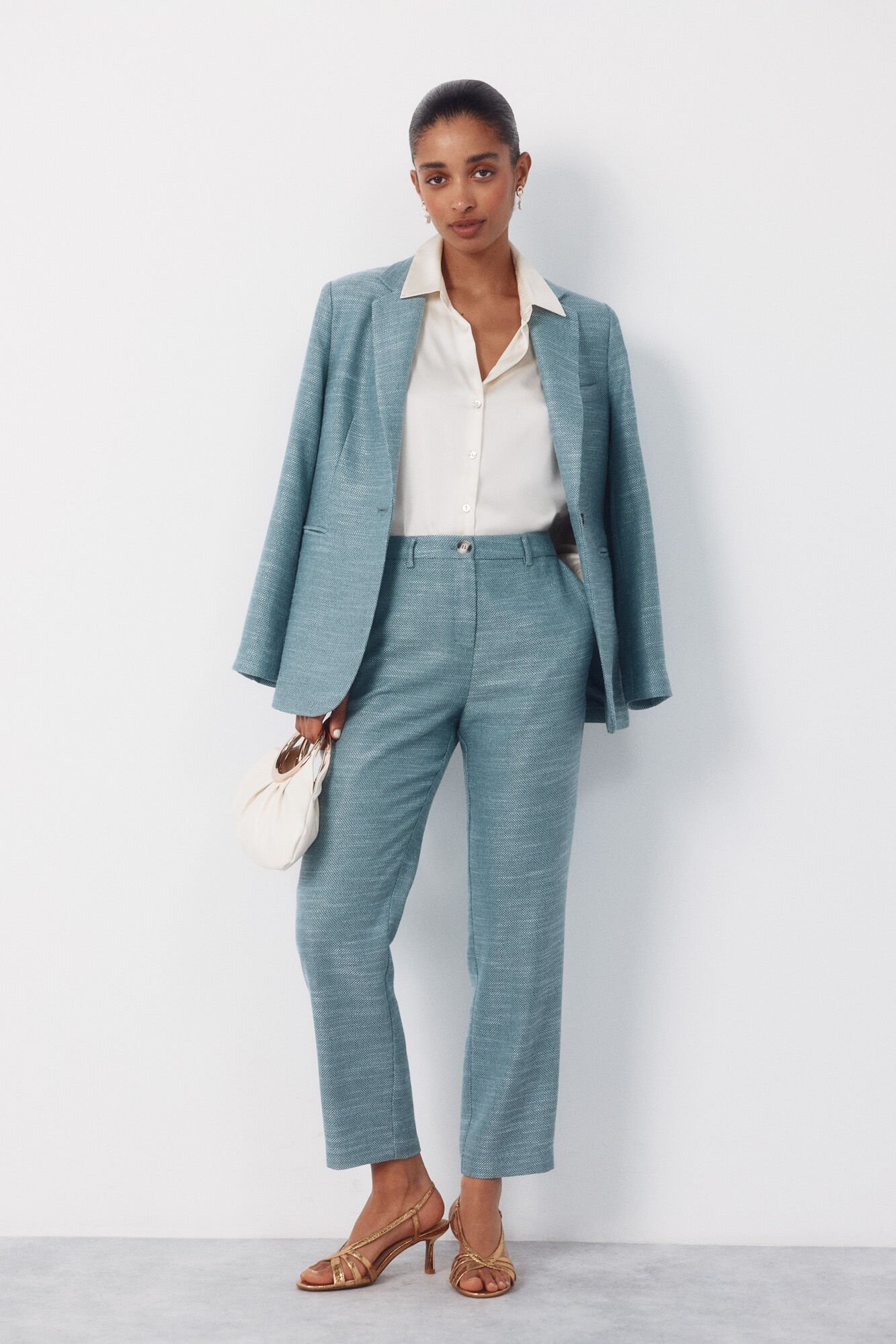 Cortefiel Camisa acetinada