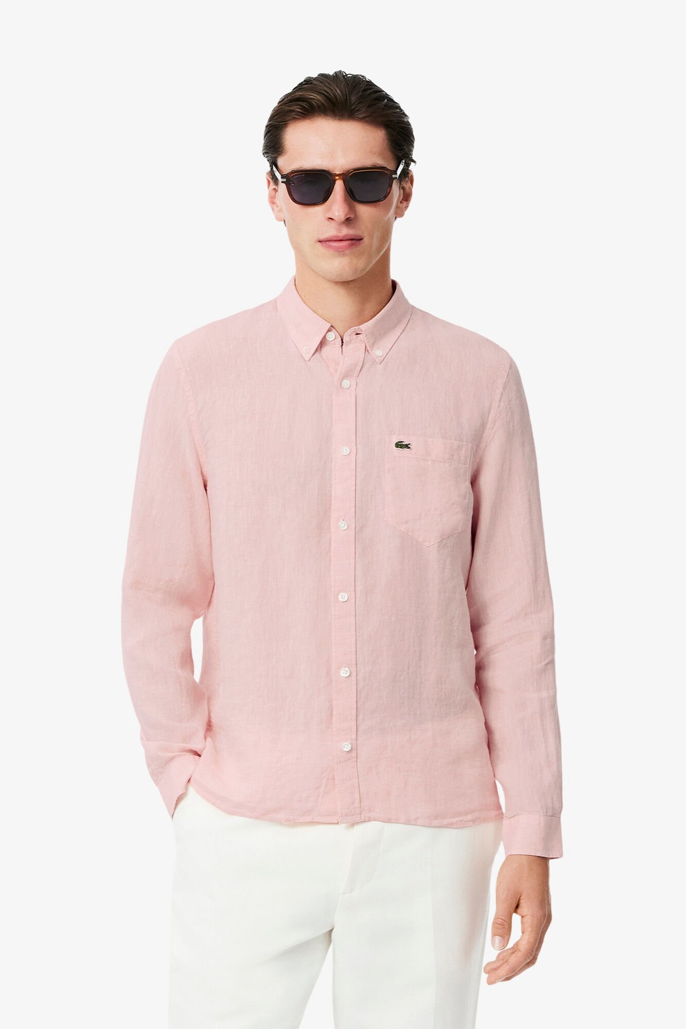 Lacoste Camisa de linho