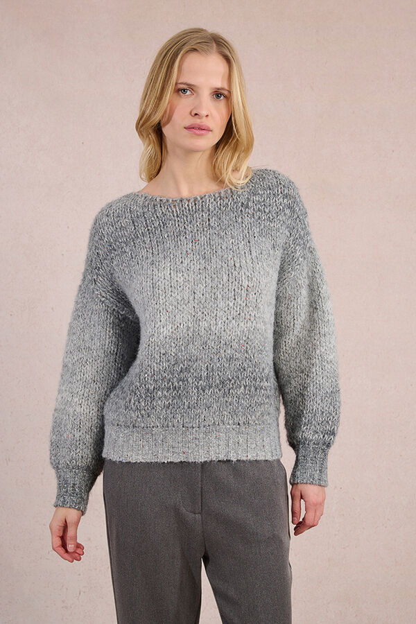 Molly Bracken Camisola tie dye de manga comprida Cinzento