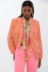 Lola Casademunt Len&ccedil;o acetinado Amarelo