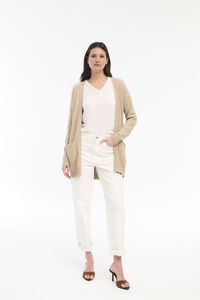 Vila C&aacute;rdigan de punto con viscosa