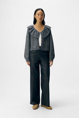 Object Cardigan de lã e alpaca Cinzento