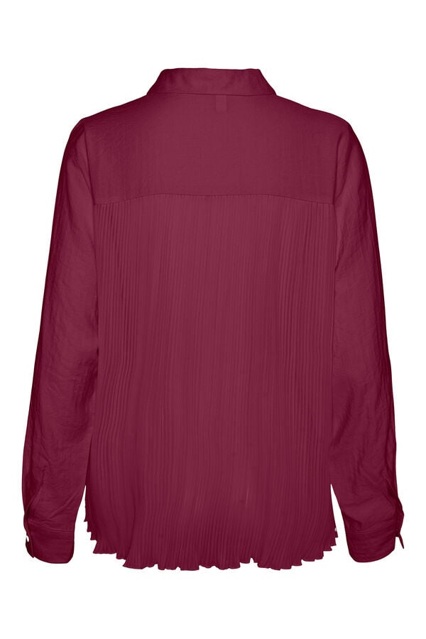 Vero Moda Camisa de manga comprida com pregas nas costas Roxo