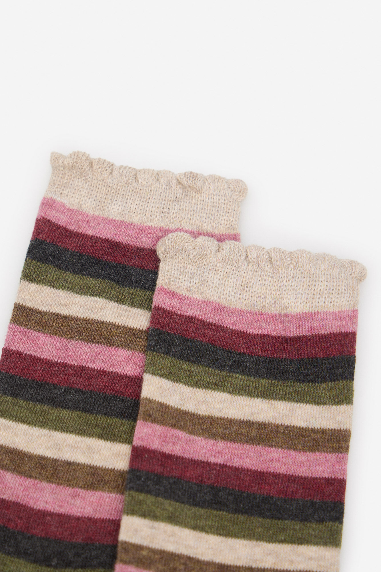 Cortefiel multicoloured striped socks