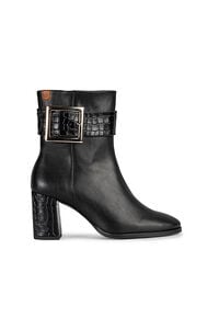 Cortefiel Chenoa ankle boot in leather Black