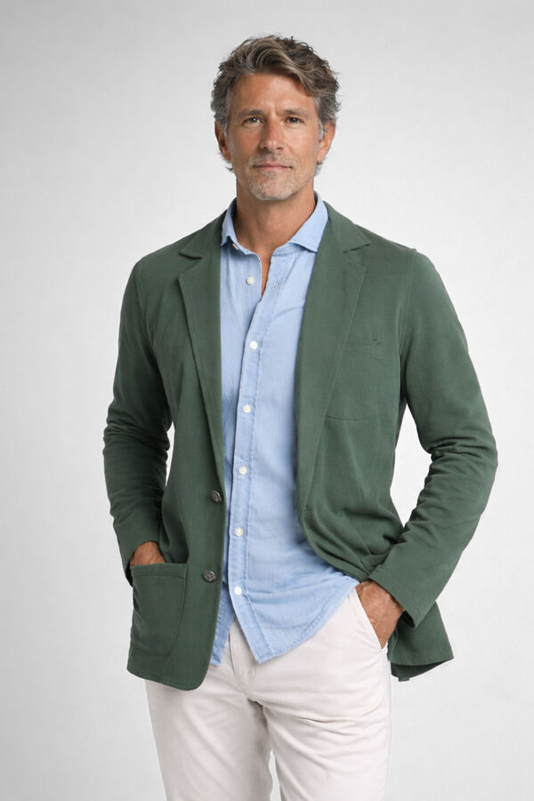 Cloking Singapore Piqu&eacute; Jacket Green
