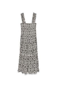 Vero Moda Vestido com el&aacute;stico corte midi
