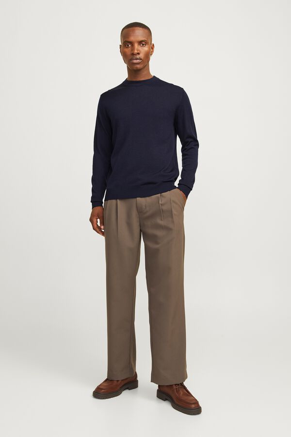 Jack & Jones Camisola relaxed em algod&atilde;o Azul