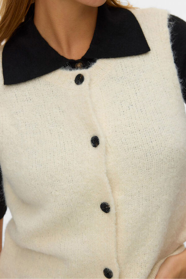 Vero Moda Colete de malha  Tostado