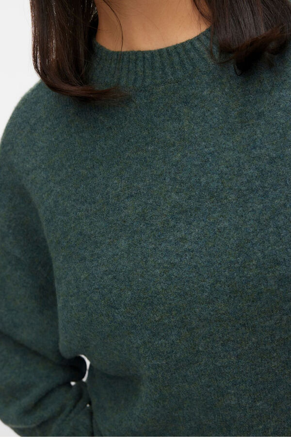 Vero Moda Curve Curve V neck jumper Dark green