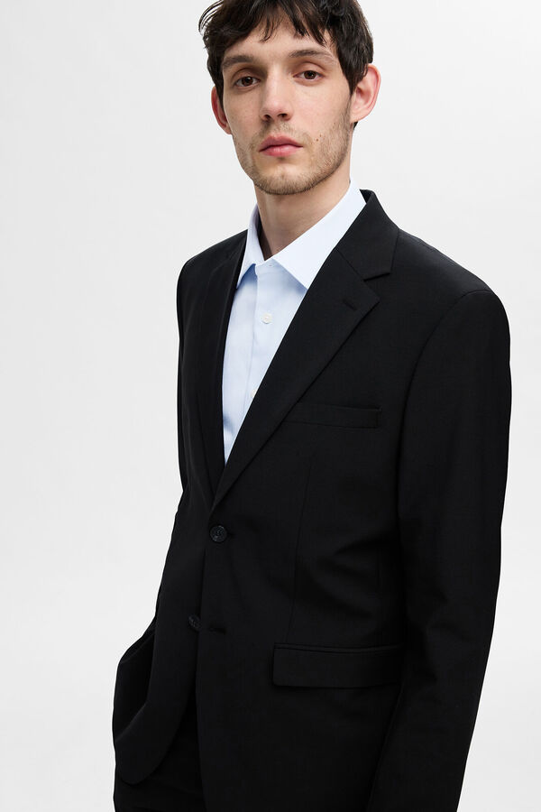 Selected Camisa social slim fit Azul