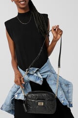 Cortefiel Small black Kaos Dream crossbody bag Black