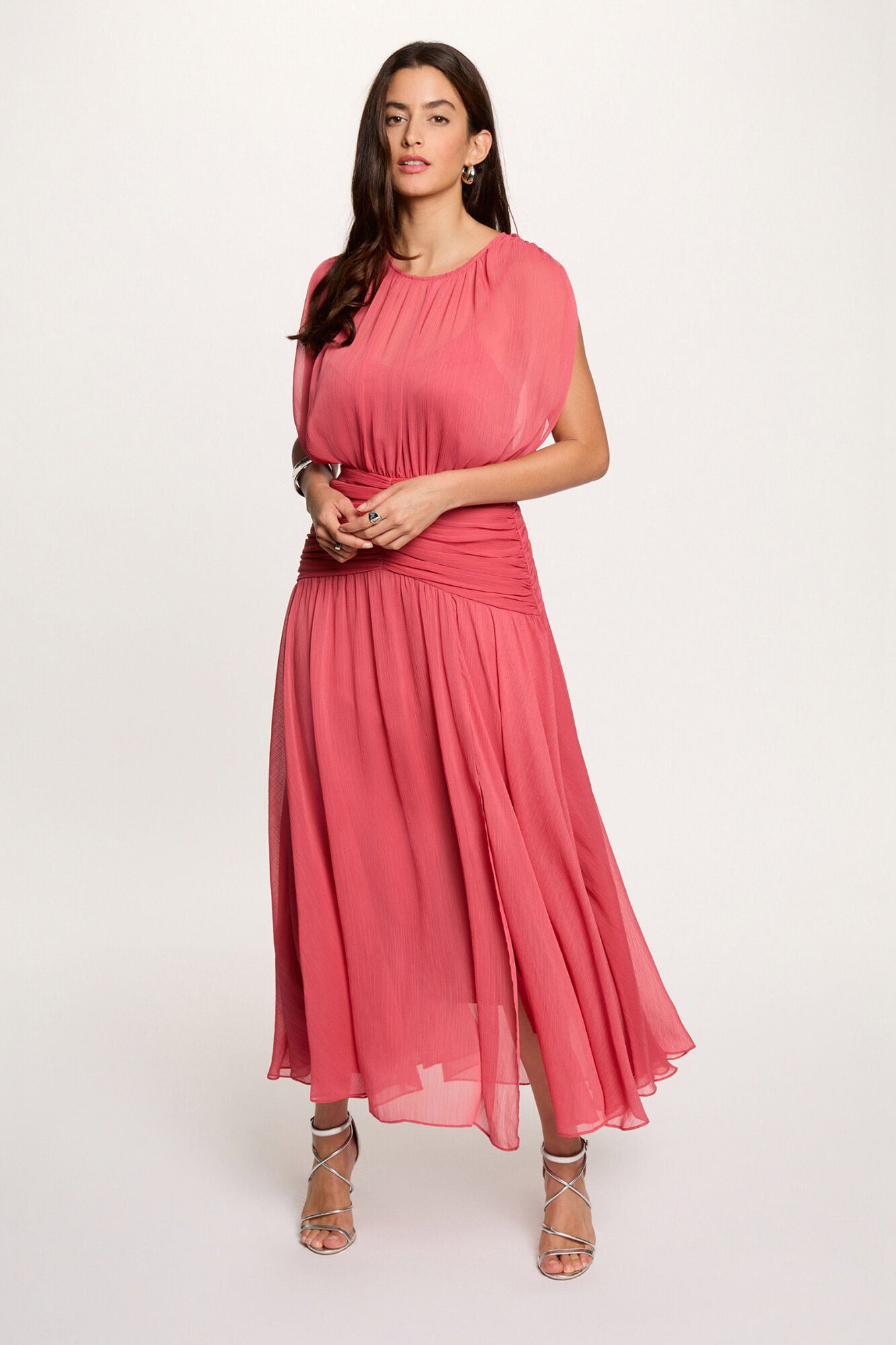 Morgan Vestido largo drapeado