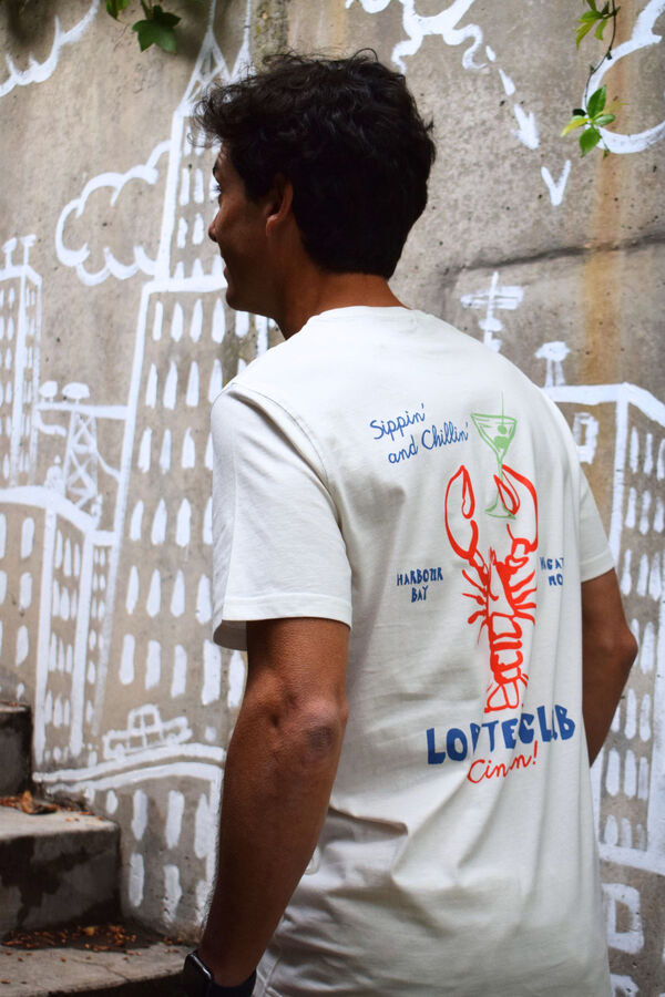 Cloking T-shirt Lobster Branco