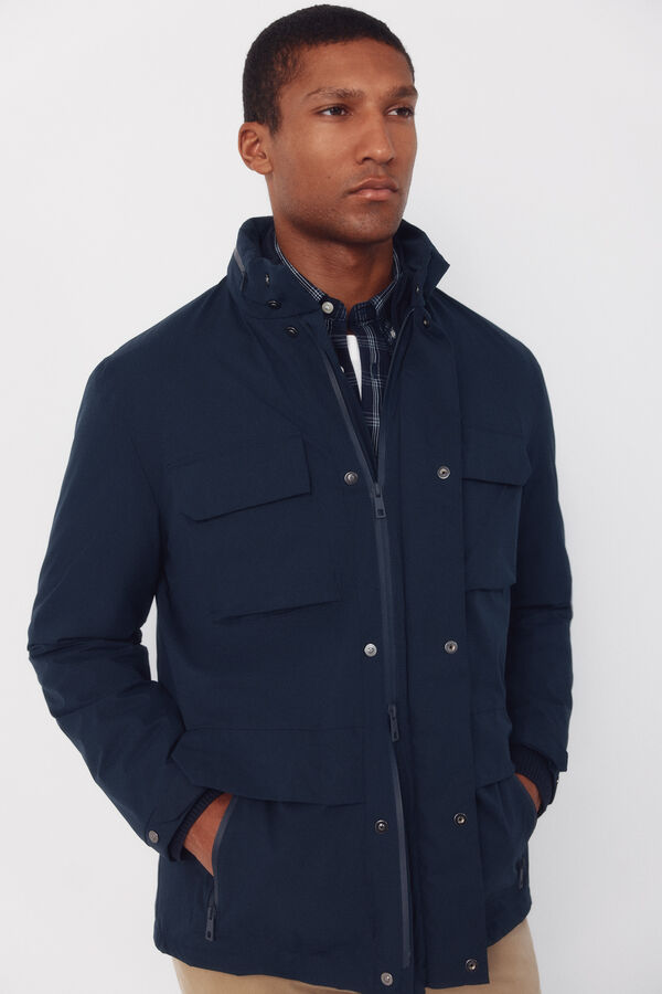 Cortefiel 4-pocket jacket with light padding Navy